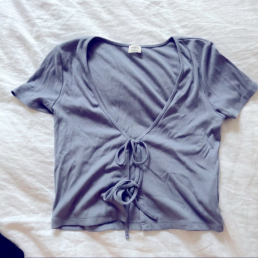 Wilfred Free Tie Front Shirt